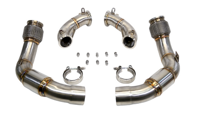 PLM BMW M5 M8 S63R Catted Downpipes F90 2018+ PrivateLabelMfg