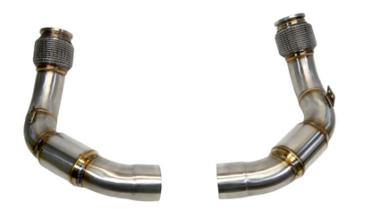 PLM BMW M5 M8 S63R Catted Downpipes F90 2018+ PrivateLabelMfg