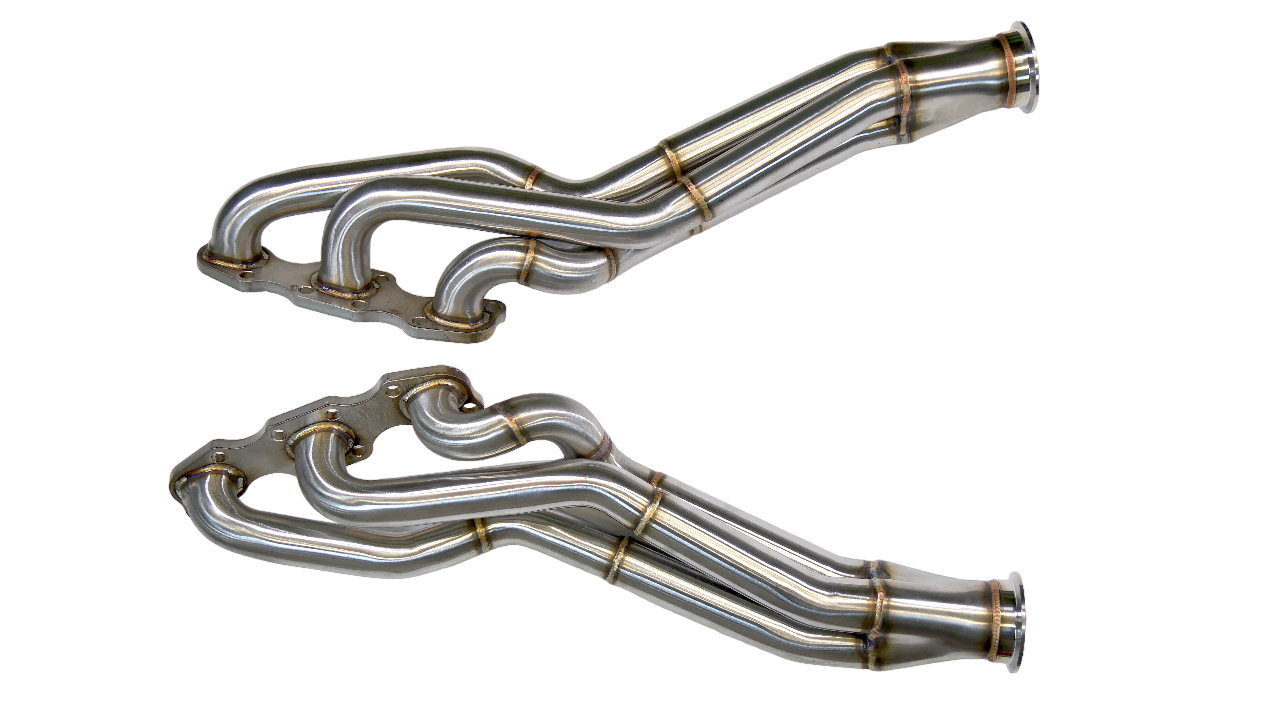 PLM Long Tube Headers Catted - Nissan VQ35DE HR 350Z G35 370Z PrivateLabelMfg