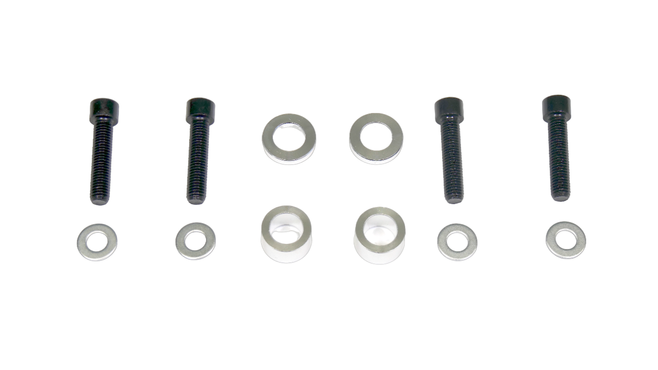 Precision Works Billet Engine Torque Mounts Black Edition - Honda B-Series B18 B20 B16 PrivateLabelMfg