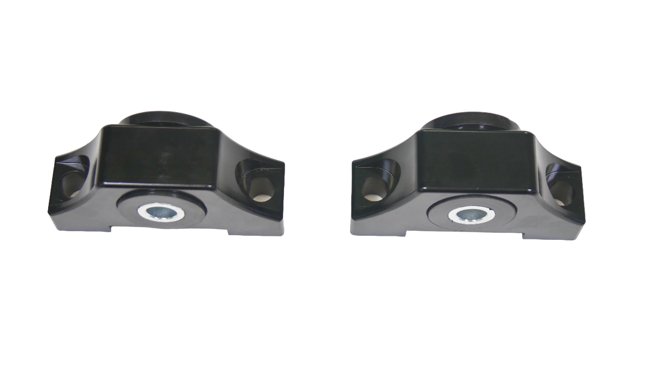 Precision Works Billet Engine Torque Mounts Black Edition - Honda B-Series B18 B20 B16 PrivateLabelMfg