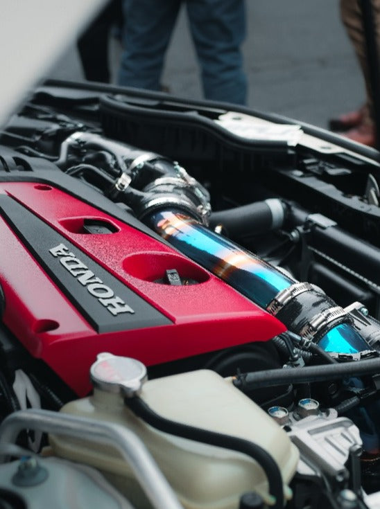 PLM Turbo Inlet Pipe Kit Stainless Burnt Blue - 2023+ FL5 Civic Type R PrivateLabelMfg