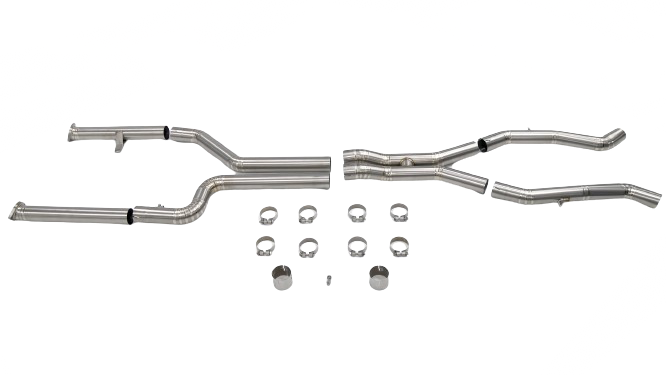 PLM Titanium Mid Pipe Exhaust - BMW G80 G82 M3 M4 G8X PrivateLabelMfg