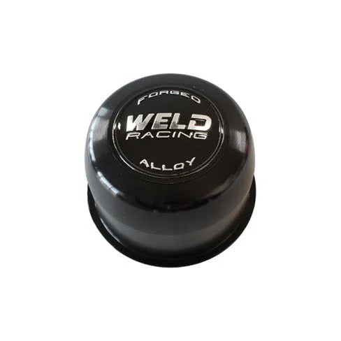 Weld Push-Thru Billet Center Cap (3.16 OD X 2.20 Tall) - Black