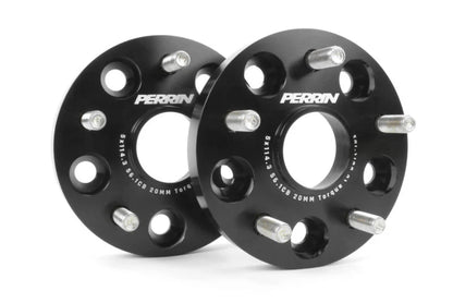 PERRIN PSP-WHL-020BK 20mm Wheel Spacers 5x114.3 for Subaru WRX STI