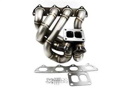 PLM Power Driven T4 Top Mount Turbo Manifold with Dual Wastegates B-Series B16 B18 B20 PrivateLabelMfg