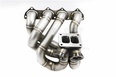 PLM Power Driven T4 Top Mount Turbo Manifold with Dual Wastegates B-Series B16 B18 B20 PrivateLabelMfg