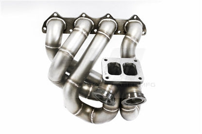 PLM Power Driven T4 Top Mount Turbo Manifold with Dual Wastegates B-Series B16 B18 B20 PrivateLabelMfg