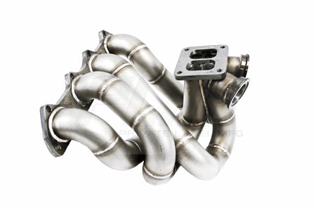 PLM Power Driven T4 Top Mount Turbo Manifold with Dual Wastegates B-Series B16 B18 B20 PrivateLabelMfg