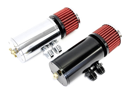 PLM Power Driven Universal Oil Catch Can Breather Tank PrivateLabelMfg