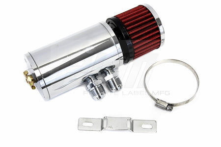 PLM Power Driven Universal Oil Catch Can Breather Tank PrivateLabelMfg