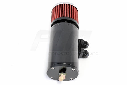 PLM Power Driven Universal Oil Catch Can Breather Tank PrivateLabelMfg