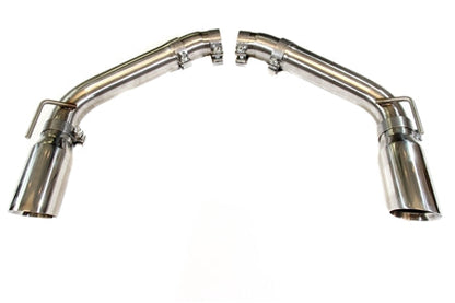 PLM Axle Back Exhaust Muffler Delete - Chevy Camaro V8 2010 - 2015 Stainless Steel PrivateLabelMfg