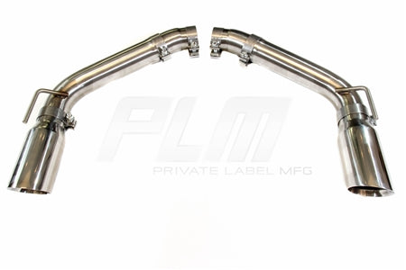 PLM Axle Back Exhaust Muffler Delete - Chevy Camaro V8 2010 - 2015 Stainless Steel PrivateLabelMfg