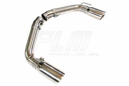 PLM Axle Back Exhaust Muffler Delete - Chevy Camaro V8 2010 - 2015 Stainless Steel PrivateLabelMfg