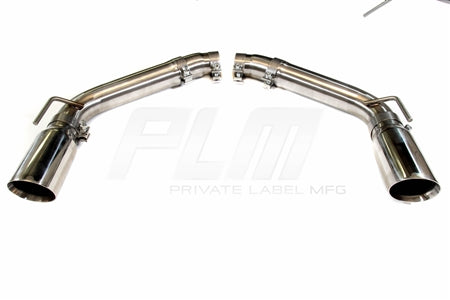 PLM Axle Back Exhaust Muffler Delete - Chevy Camaro V8 2010 - 2015 Stainless Steel PrivateLabelMfg