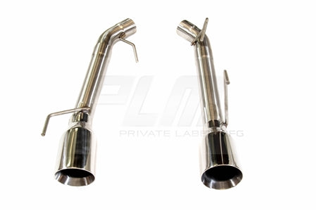 PLM 2.5" Dual Axle Back Exhaust Pipe Kit Mustang 05-10 V8 GT GT500 PrivateLabelMfg
