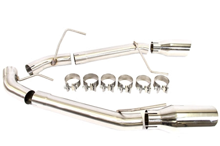 PLM 2.5" Dual Axle Back Exhaust Pipe Kit Mustang 05-10 V8 GT GT500 PrivateLabelMfg