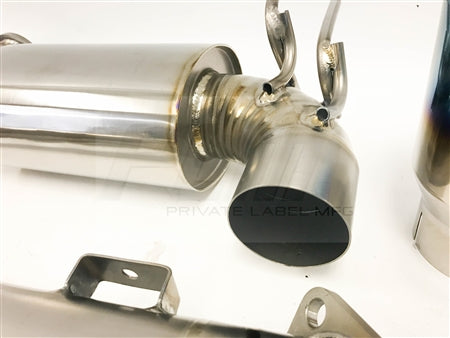 PLM Power Driven Titanium Exhaust - Evo X 08-15 V2 Mitsubishi Lancer Evolution X PrivateLabelMfg