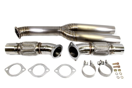 PLM Power Driven Titanium Y-Pipe for Nissan GT-R R35 GTR PrivateLabelMfg