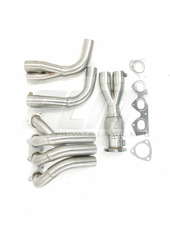 PLM Power Driven H-Series H22 F20B Tri-Y V2 Header Flex Pipe PrivateLabelMfg