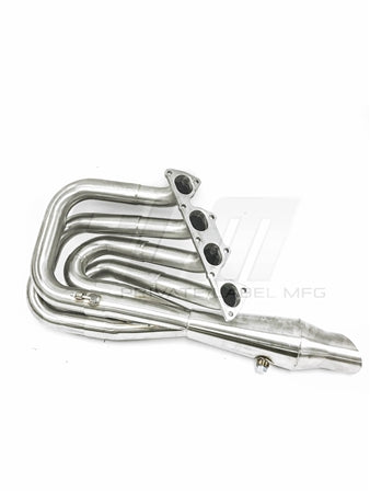PLM Power Driven B-Series Hood Exit Race Header with 4-1 Megaphone B18 B20 PrivateLabelMfg
