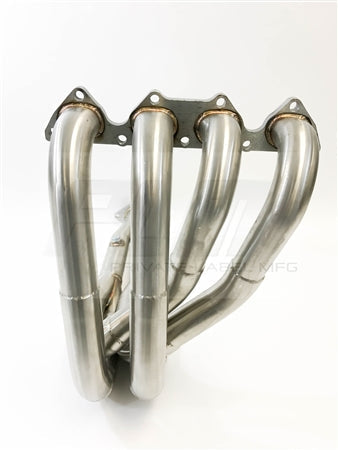PLM Power Driven B-Series Big Tube Tri-Y Header for Civic EG EK and Integra DC2 shows header bolt pattern