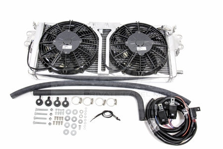 PLM Shelby GT500 Heat Exchanger with SPAL Fans & Wiring Harness PrivateLabelMfg