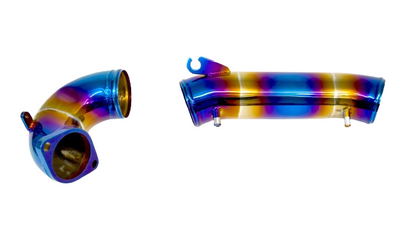 PLM Turbo Inlet Pipe Kit Stainless Burnt Blue - 2023+ FL5 Civic Type R PrivateLabelMfg