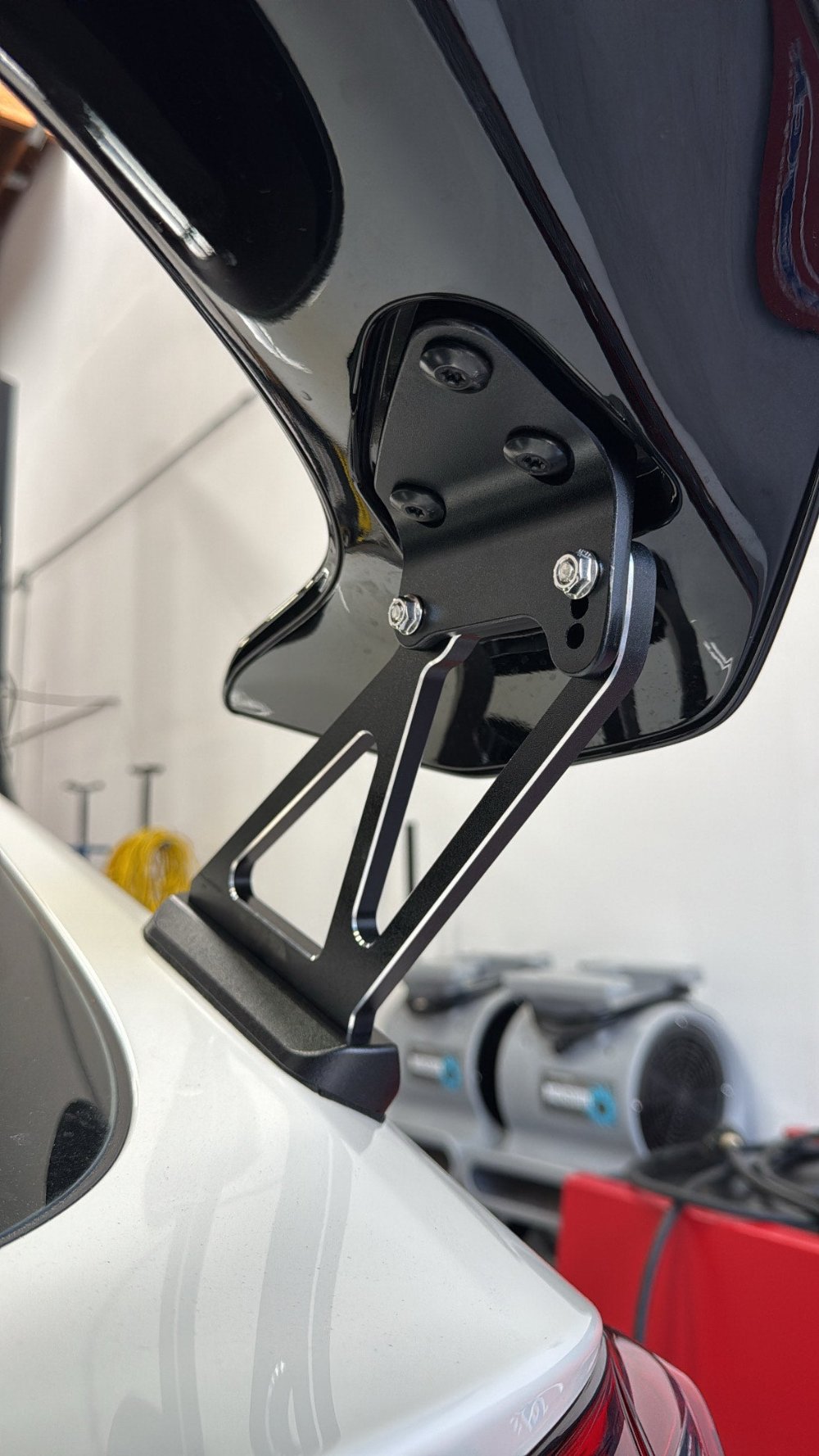 PLM Honda Civic Type R FL5 High Position Rear Wing Risers Brackets PrivateLabelMfg