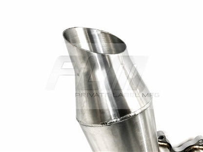 PLM Power Driven H-Series Hood Exit Race Header 4-1 Megaphone H22 F20B H22A PrivateLabelMfg