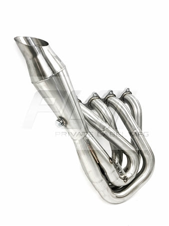 PLM Power Driven H-Series Hood Exit Race Header 4-1 Megaphone H22 F20B H22A PrivateLabelMfg