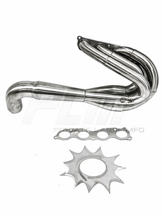 PLM Power Driven K-Series Hood Exit Race Header (4-1 Megaphone) Non-Lean PrivateLabelMfg