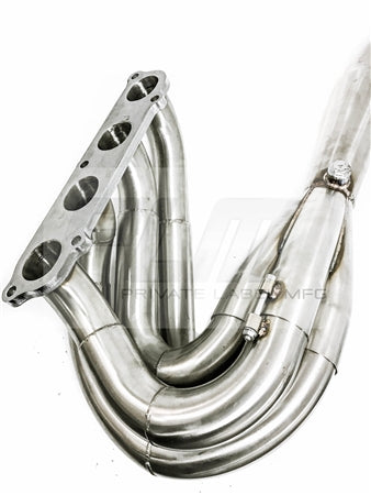 PLM Power Driven K-Series Hood Exit Race Header (4-1 Megaphone) Non-Lean PrivateLabelMfg
