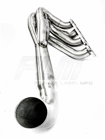 PLM Power Driven K-Series Hood Exit Race Header (4-1 Megaphone) Non-Lean PrivateLabelMfg