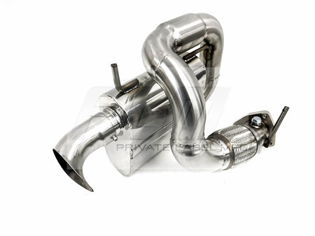 PLM Power Driven Polaris Slingshot Exhaust with Adjustable Silencers PrivateLabelMfg