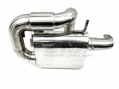 PLM Power Driven Polaris Slingshot Exhaust with Adjustable Silencers PrivateLabelMfg
