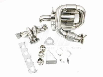 PLM Power Driven Polaris Slingshot Exhaust with Adjustable Silencers & Header / Manifold PrivateLabelMfg