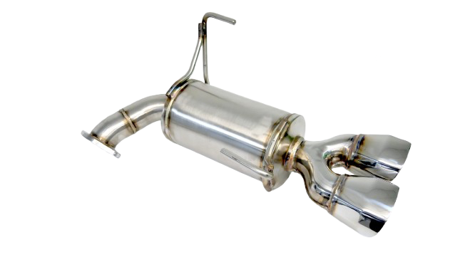PLM Dual Tip Axle Back Exhaust for Subaru WRX STI - Part Number PLM-SUB-TKP-VB-Dual-STI