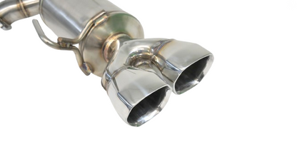 Private Label MFG PLM-SUB-TKP-VB-Dual-STI Axle Back Exhaust Installed on Subaru STI