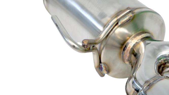 PLM Dual Exit Axle Back Exhaust System for Subaru WRX STI Performance Upgrade