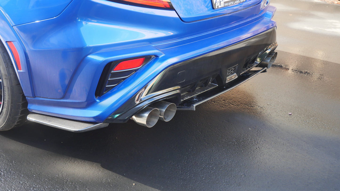 PLM 2022+ Subaru WRX VB 3-Piece Carbon Fiber Rear Diffuser PrivateLabelMfg