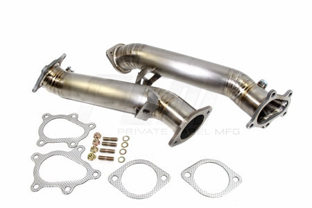 Private Label Mfg Power Driven Titanium Downpipe for Nissan GT-R R35 GTR PrivateLabelMfg