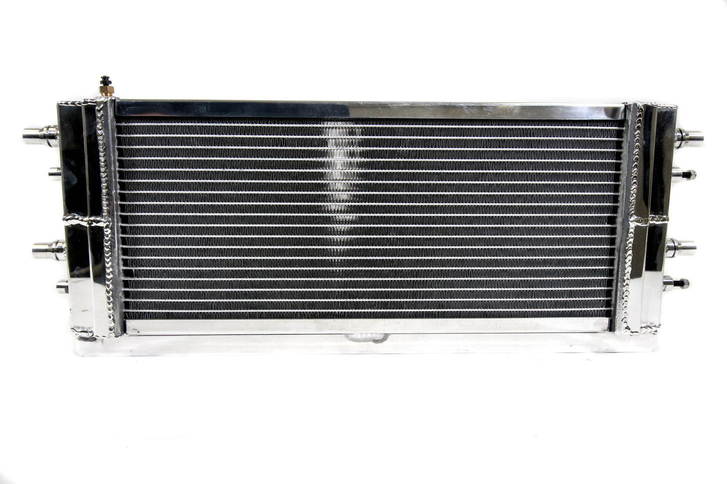 Rear-facing view of PLM heat exchanger for 2015–2019 Z06 models