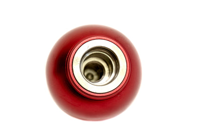 Standalone image of PLM low profile shift knob in red finish