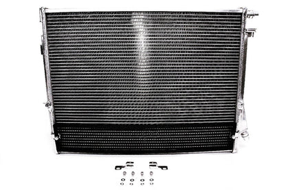 PLM heat exchanger kit for Toyota GR Supra and BMW G-Series with mounting hardware