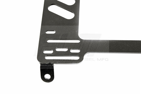 Close-up corner view of PLM seat bracket showing weld quality and structure