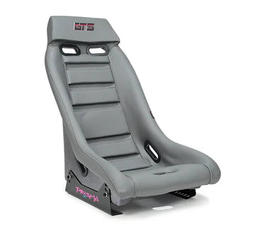 NRG GT Retro Bucket Seat -Gunmetal PVC Leather Gunmetal Stitching Multicolor Fiberglass Back Glitter - PRI-150GM