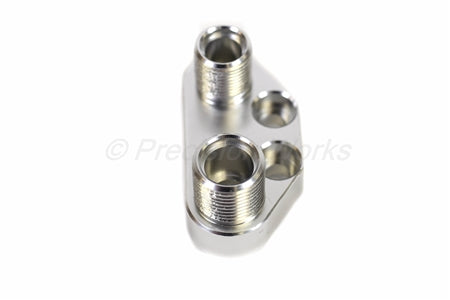 Precision Works AC Compressor Adapter Fitting Sanden SD7B10 7176 Billet Aluminum PrivateLabelMfg