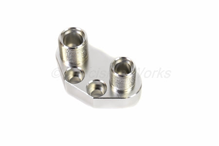 Precision Works AC Compressor Adapter Fitting Sanden SD7B10 7176 Billet Aluminum PrivateLabelMfg